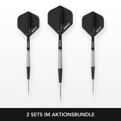 Aktionsbundle Doppelpack - MASA 3 Steeldart Set - 22G