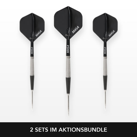 Aktionsbundle Doppelpack - MASA 3 Steeldart Set - 22G