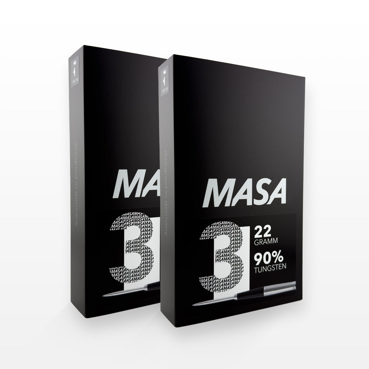 Aktionsbundle Doppelpack - MASA 3 Steeldart Set - 22G
